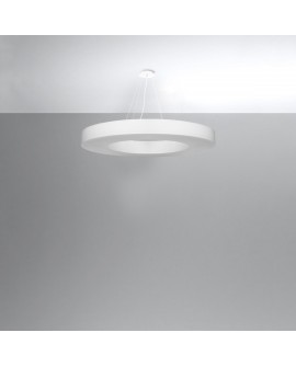 Żyrandol SATURNO SLIM 90 biały Sollux SL.0797