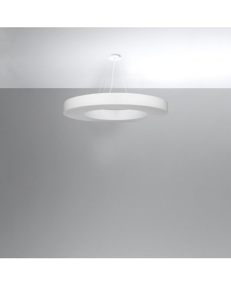 Żyrandol SATURNO SLIM 90 biały Sollux SL.0797