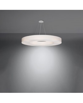 Żyrandol SATURNO SLIM 90 biały Sollux SL.0797