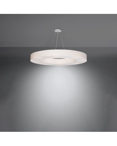 Żyrandol SATURNO SLIM 90 biały Sollux SL.0797