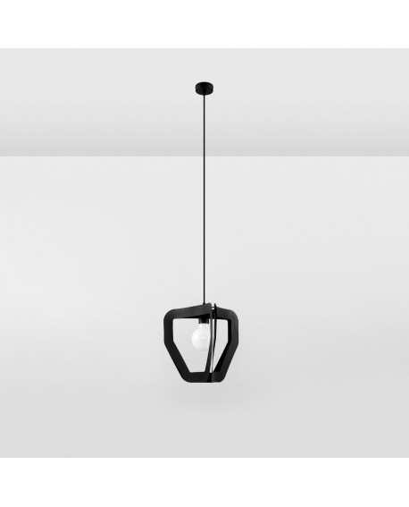 Lampa wisząca TRES czarna Sollux SL.0930