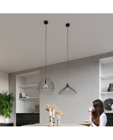 Lampa wisząca GATE czarny Sollux SL.0663