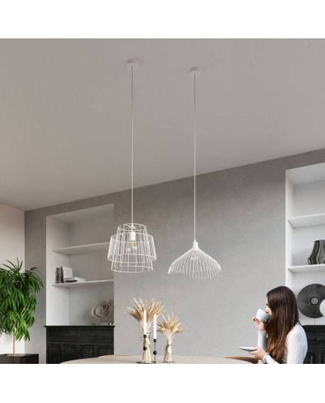 Lampa wisząca UMB biały Sollux SL.0664