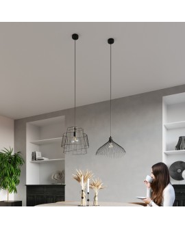Lampa wisząca UMB czarny Sollux SL.0665