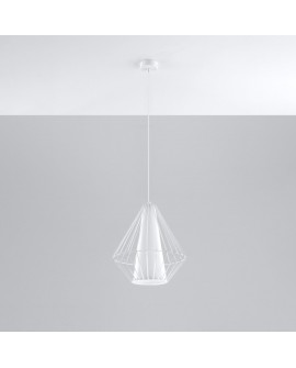 Lampa wisząca DEMI biała Sollux SL.0297