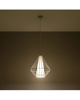 Lampa wisząca DEMI biała Sollux SL.0297