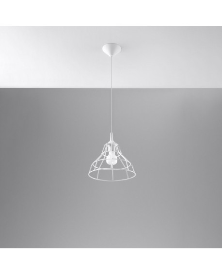Lampa wisząca ANATA biała Sollux SL.0145