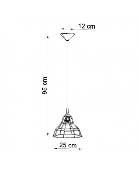 Lampa wisząca ANATA biała Sollux SL.0145
