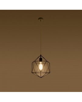 Lampa wisząca GASPARE czarna Sollux SL.0291