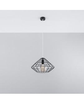 Lampa wisząca UMBERTO czarna Sollux SL.0294