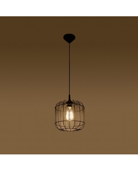 Lampa wisząca CELTA czarna Sollux SL.0296