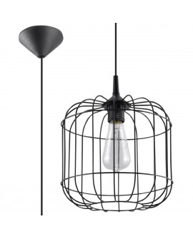 Lampa wisząca CELTA czarna Sollux SL.0296