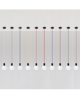Lampa wisząca EDISON czarna Sollux SL.0152