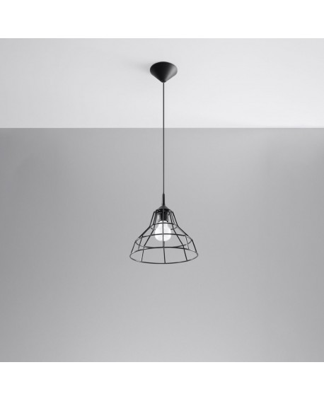 Lampa wisząca ANATA czarna Sollux SL.0146