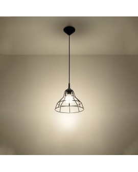 Lampa wisząca ANATA czarna Sollux SL.0146