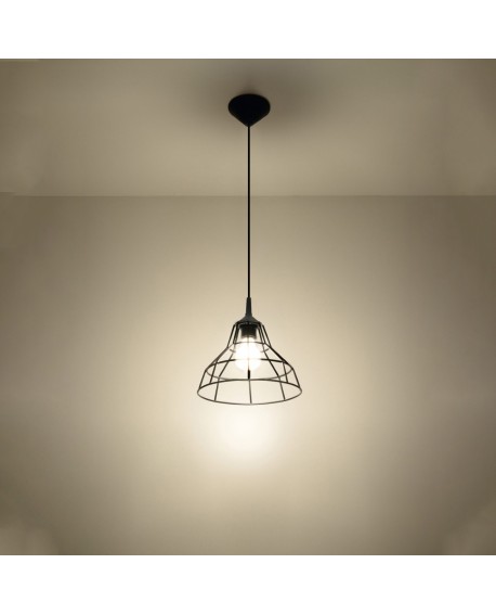 Lampa wisząca ANATA czarna Sollux SL.0146
