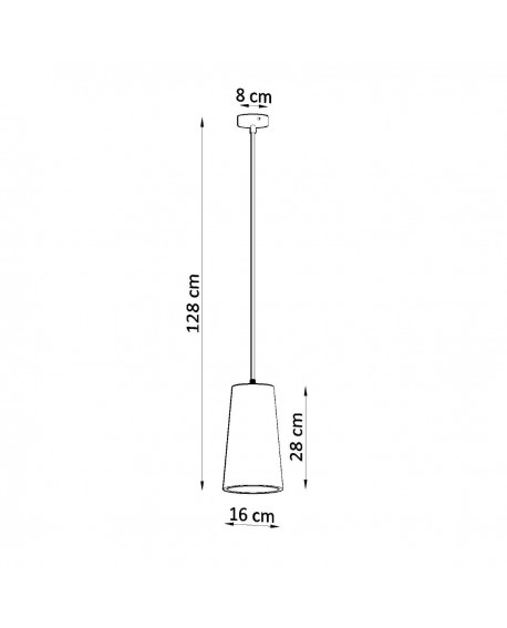 Lampa wisząca ceramiczna GULCAN Sollux SL.0849