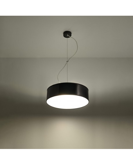 Lampa wisząca ARENA 35 czarna Sollux SL.0115