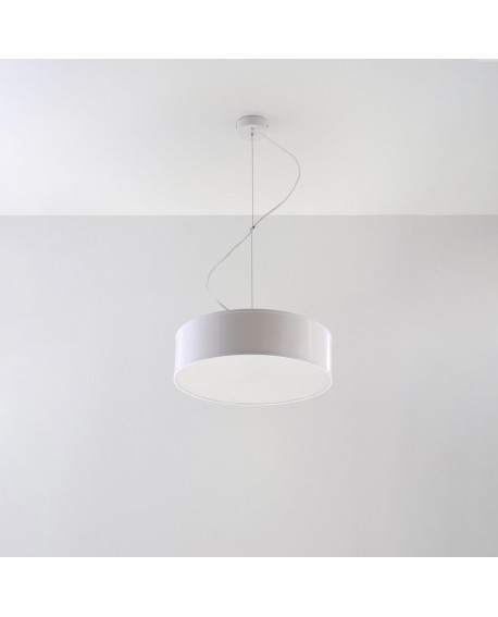 Lampa wisząca ARENA 35 biała Sollux SL.0117