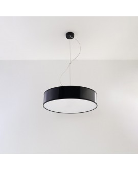 Lampa wisząca ARENA 45 czarna Sollux SL.0118