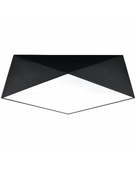 Plafon HEXA 45 czarny Sollux SL.0693