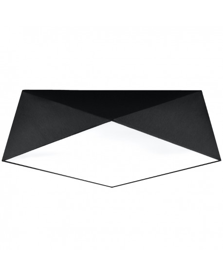 Plafon HEXA 45 czarny Sollux SL.0693
