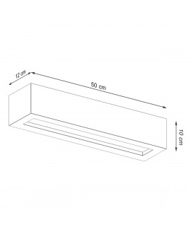 Kinkiet VEGA 50 beton Sollux SL.0993