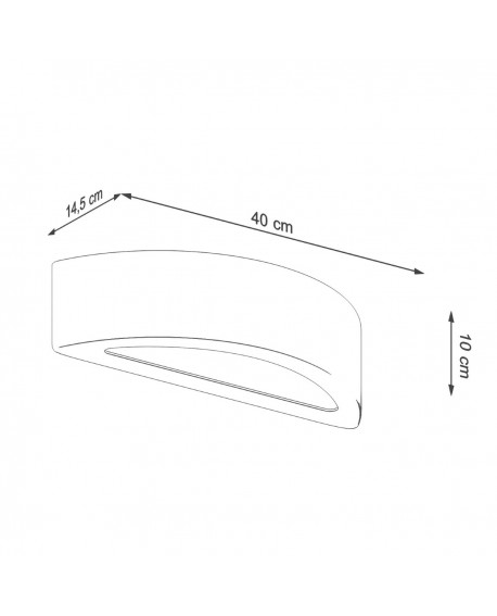 Kinkiet ATENA beton Sollux SL.0994