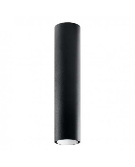 Plafon LAGOS 40 czarny Sollux SL.1002