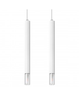 Lampa wisząca WEZYR 2 biała Sollux SL.0958