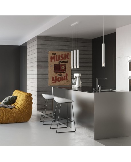 Lampa wisząca WEZYR 2 biała Sollux SL.0958
