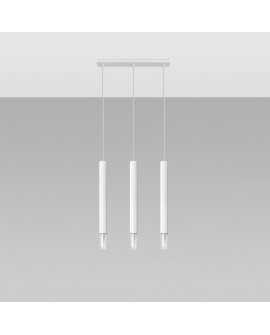 Lampa wisząca WEZYR 3 biała Sollux SL.0959
