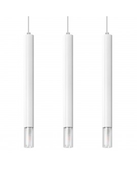 Lampa wisząca WEZYR 3 biała Sollux SL.0959