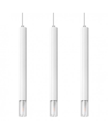 Lampa wisząca WEZYR 3 biała Sollux SL.0959