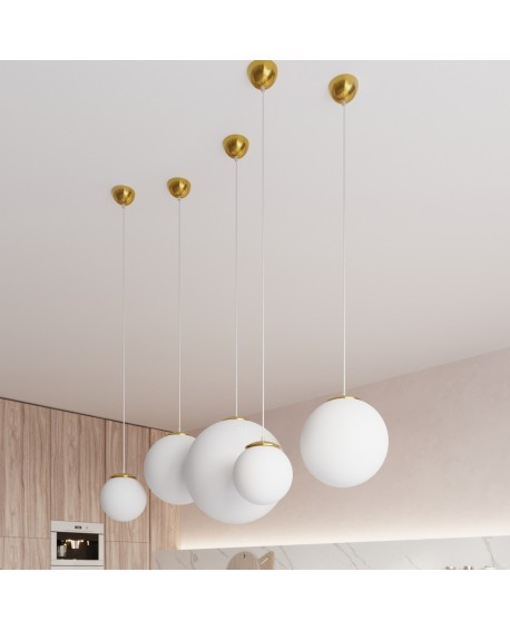 Lampa wisząca UGO 20 złota Sollux SL.0715