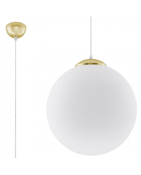 Lampa wisząca UGO 40 złota Sollux SL.0717