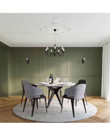 Żyrandol MINERWA 7 czarny Sollux SL.0219