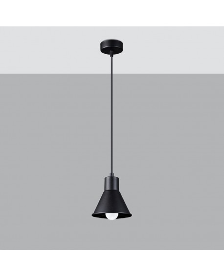 Lampa wisząca TALEJA 1 czarna E27 Sollux SL.0985