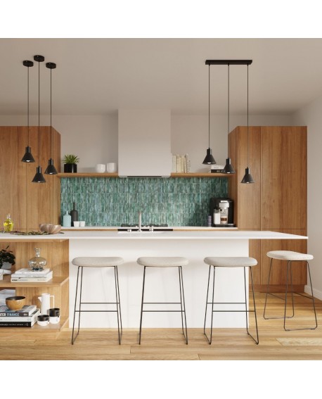 Lampa wisząca TALEJA 3 czarna E27 Sollux SL.0986