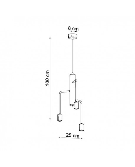 Żyrandol DUOMO 3M Sollux SL.0302