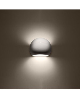 Kinkiet lakierowany GLOBE biały połysk Sollux SL.1026