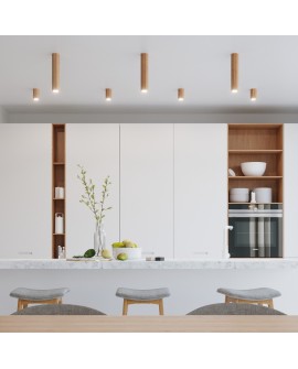 Plafon ZEKE 10 dąb Sollux SL.1033