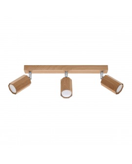 Plafon ZEKE 3 dąb Sollux SL.1030