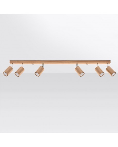 Plafon ZEKE 6 dąb Sollux SL.1032