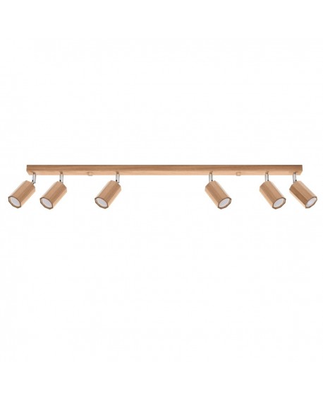 Plafon ZEKE 6 dąb Sollux SL.1032