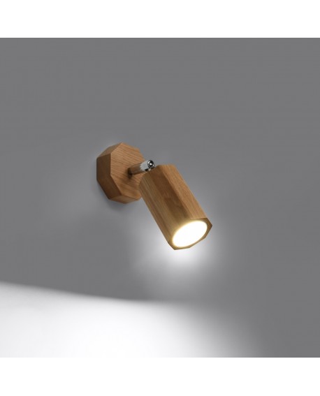 Kinkiet ZEKE dąb Sollux SL.1028