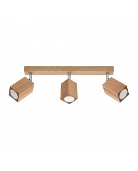 Plafon KEKE 3 dąb Sollux SL.1037