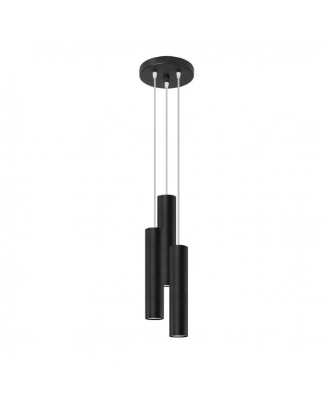 Lampa wisząca LAGOS 3P czarny Sollux SL.1079