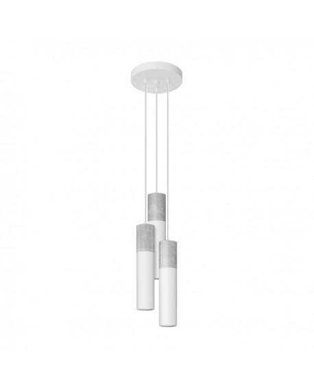 Lampa wisząca BORGIO 3P biały Sollux SL.1080