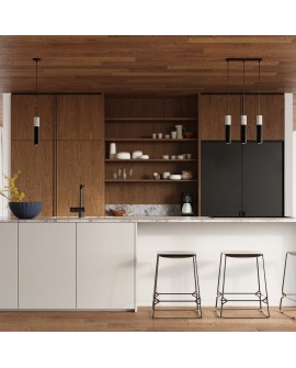 Lampa wisząca BORGIO 3P czarny Sollux SL.1081